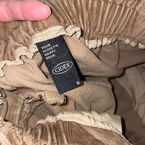 Cider Corduroy Roll Hem Shorts